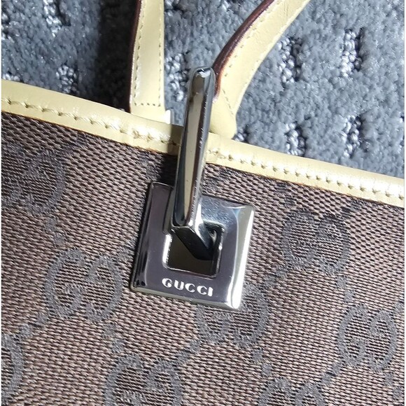 Gucci Monogram Brown, Black and Tan Tote Bag - Picture 3 of 14